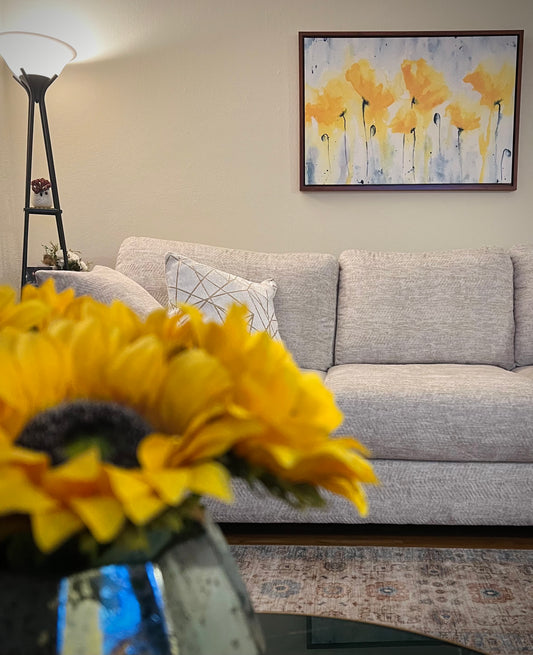 'Find Joy Everyday' | Stretched Canvas Print with Frame