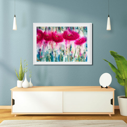 Bliss | 18x24” Original Floral Abstract Watercolor on Paper
