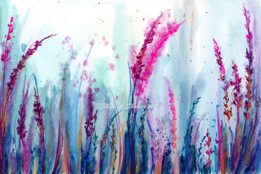 Lush Lavenders | Giclee Print on Paper