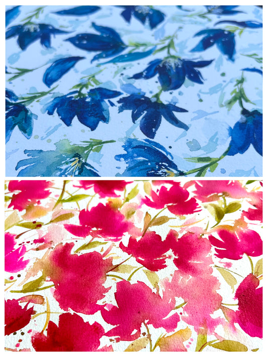 Vibrant Watercolor Florals | 2 week class