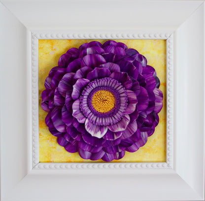3D Paper Flower Art on Canvas | May 31