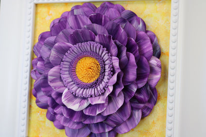 3D Paper Flower Art on Canvas | May 31