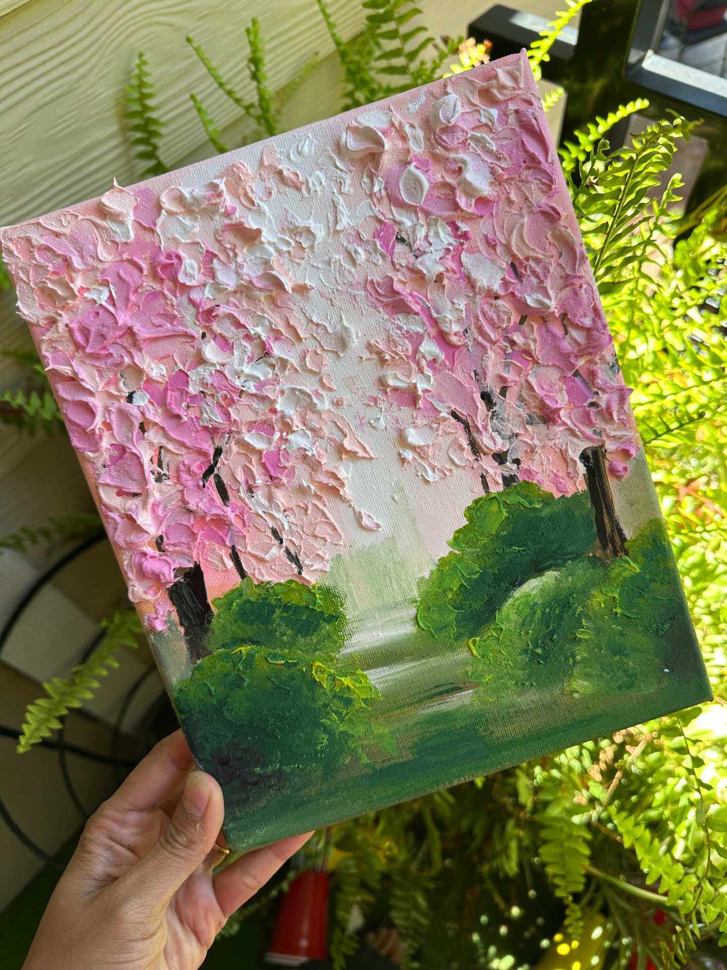 Textured Cherry Blossom Landscape Workshop | Aug 22