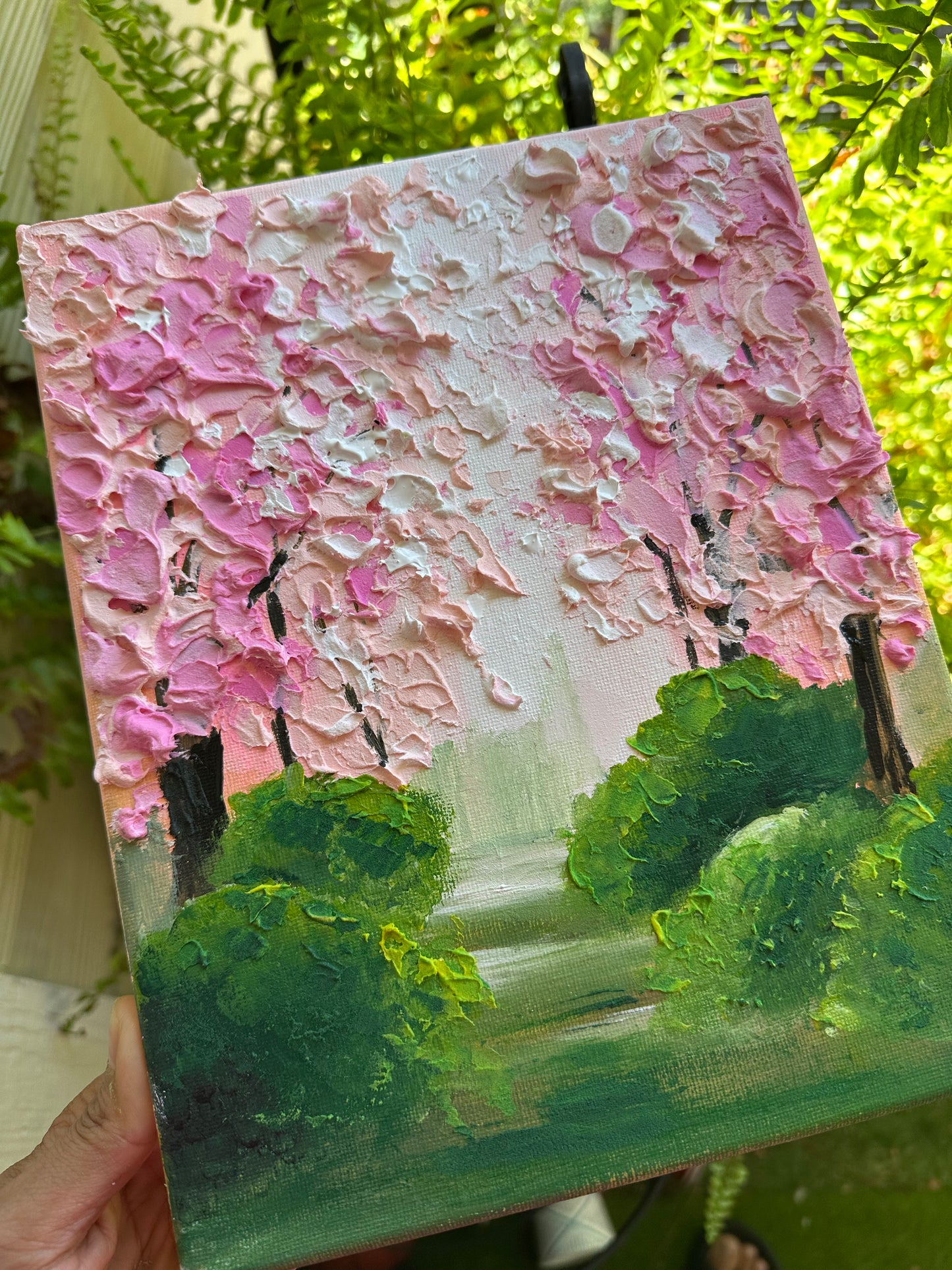 Textured Cherry Blossom Landscape Workshop | Aug 22