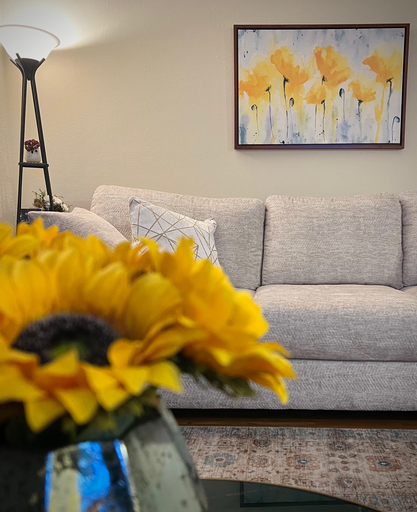 'Find Joy Everyday' | Stretched Canvas Print with Frame