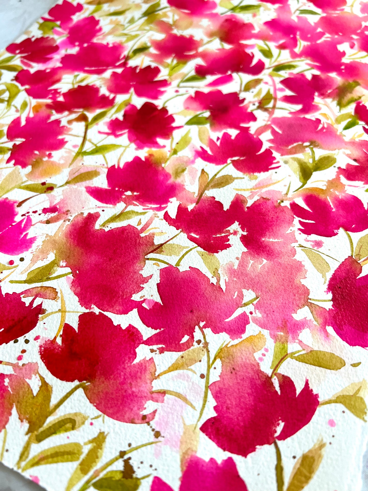 Vibrant Watercolor Florals | 2 week class