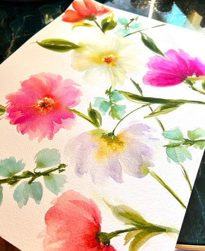 Intro to Watercolor Loose Florals | 6-Week Course