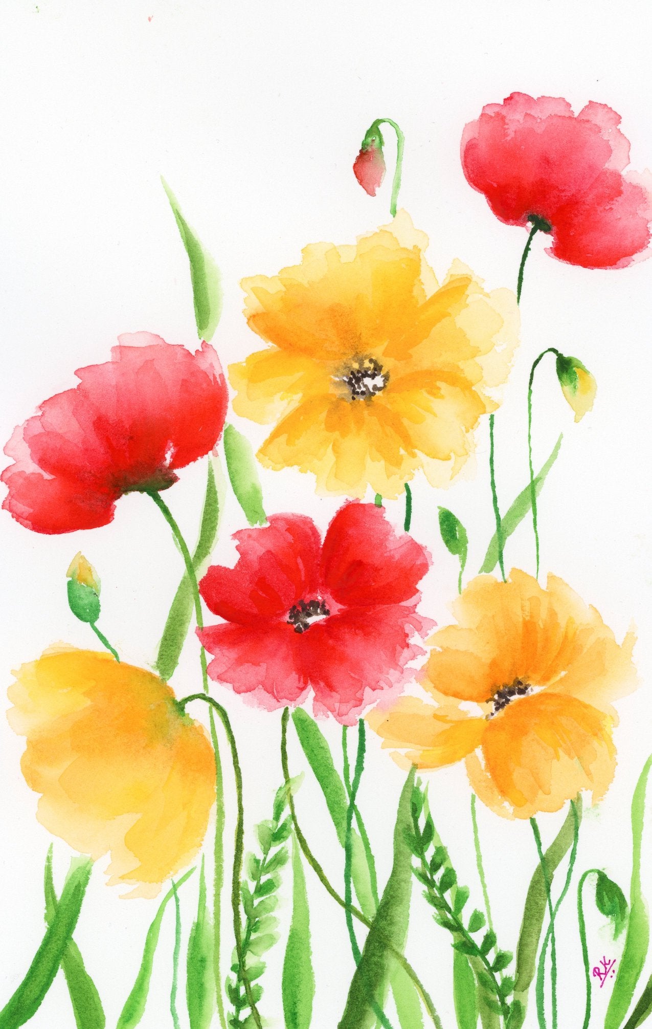 Intro to Watercolor Loose Florals | 6-Week Course