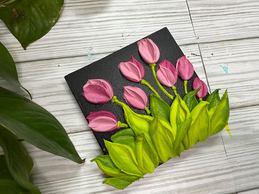 Colorful Tulip Texture Art Mini Workshop | May 2