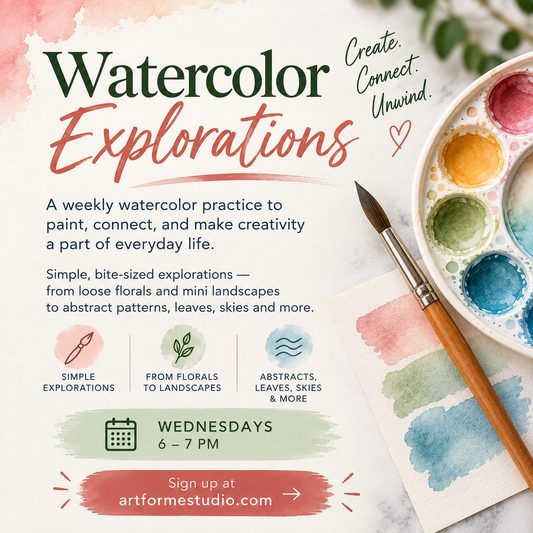 Watercolor Explorations | 4 week sessions