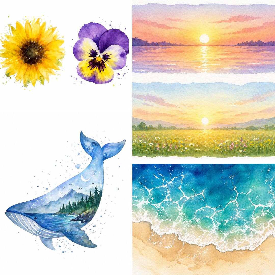 Watercolor Explorations | Kids Summer Classes 10-13 yrs | Tuesdays