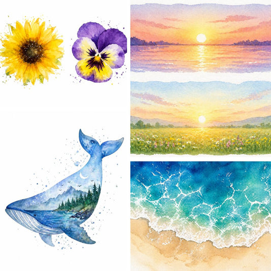 Watercolor Explorations | Kids Summer Classes 10-13 yrs | Tuesdays