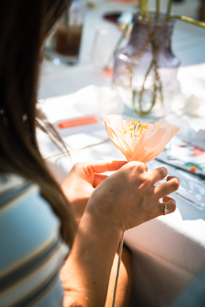 Icelandic Poppy Paper Flower Workshop | Oct 3