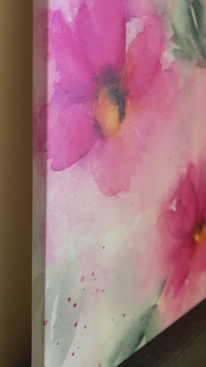 'Feel The Joy' | Stretched Canvas Print | 24"x16"